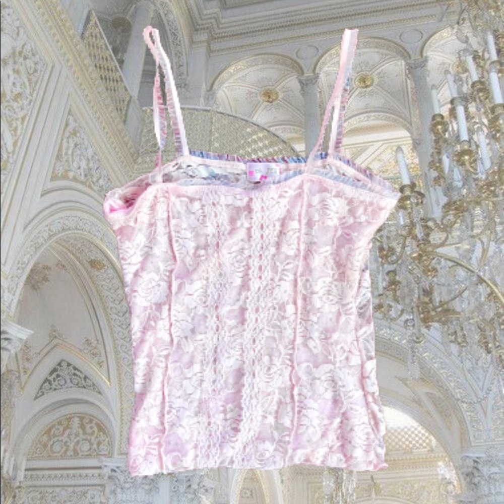 🌸Baby Pink Lace Top🌸